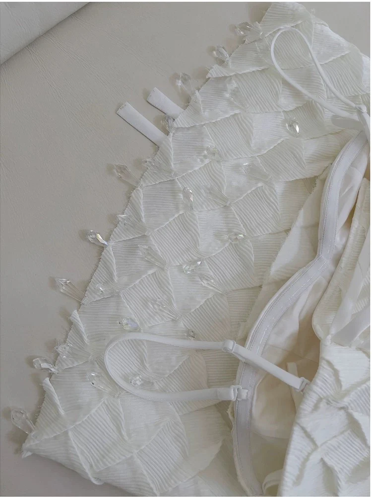 Cute Sheath Spaghetti Straps White Formal Short 8th Grade Homecoming Dress Summer Middle School Hoco Dresses Birthday Outfits W938 - Deanwangkt