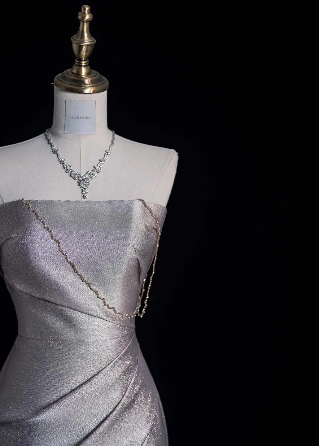 Elegant Spaghetti Strap Sheath Long Prom Dresses Satin Evening Dresses with Slits DP3727 - Deanwangkt