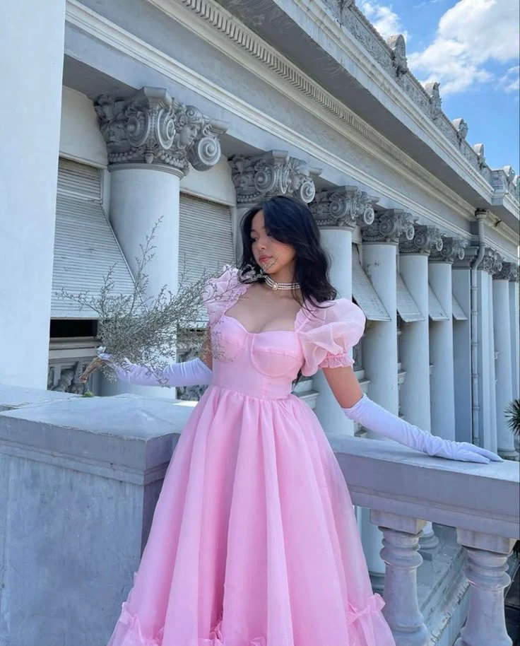 Stunning Ball Gown Sweetheart Pink Long Birthday Dress Party Dress Birthday Outfit DP955 - Deanwangkt