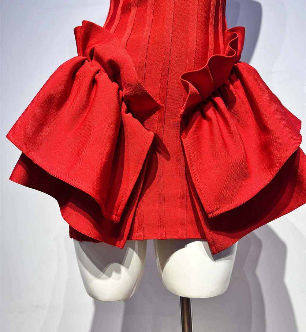 Cute A Line Spaghetti Straps Red Satin Formal Homecoming Dresses 16th Birthday Outfits Graduation Dress Short Mini Hoco Dresses DH2548 - Deanwangkt