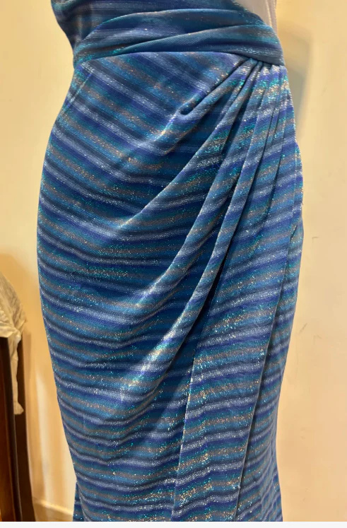 Gorgeous Sweetheart Neck Sheath Long Prom Dresses, Blue Formal Dresses DP3332 - Deanwangkt