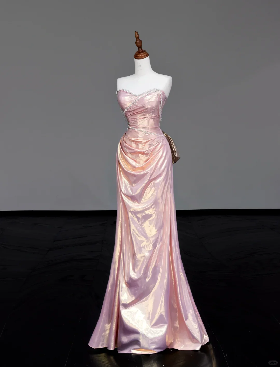 Gorgeous Mermaid Sweetheart Pink Sequin Long Prom Dresses Graduation Dresses DP680 - Deanwangkt