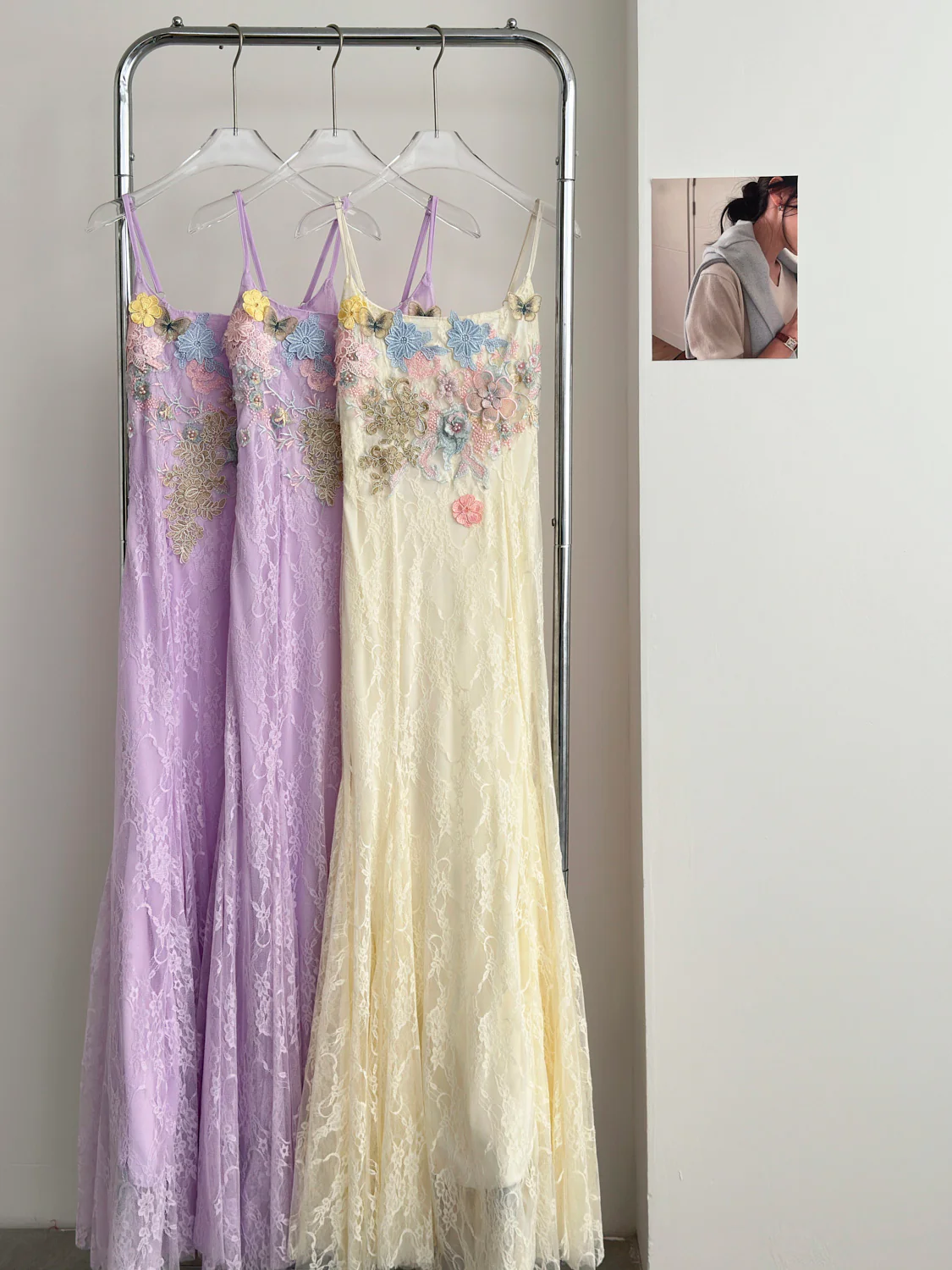 Sexy Mermaid Spaghetti Straps Lace Birthday Party Dress Summer Holiday Outfits For Women DP0132 - Deanwangkt