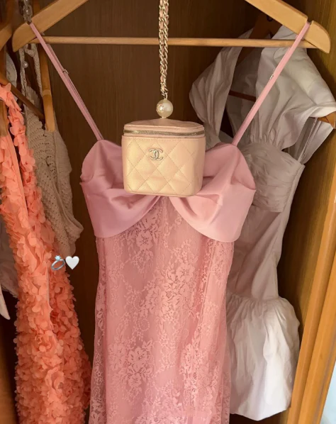 Elegant Wedding Guest Outfit Sheath Straps Pink Night Dresses Summer Wedding Guest Dresses Graduation Dresses DP750 - Deanwangkt