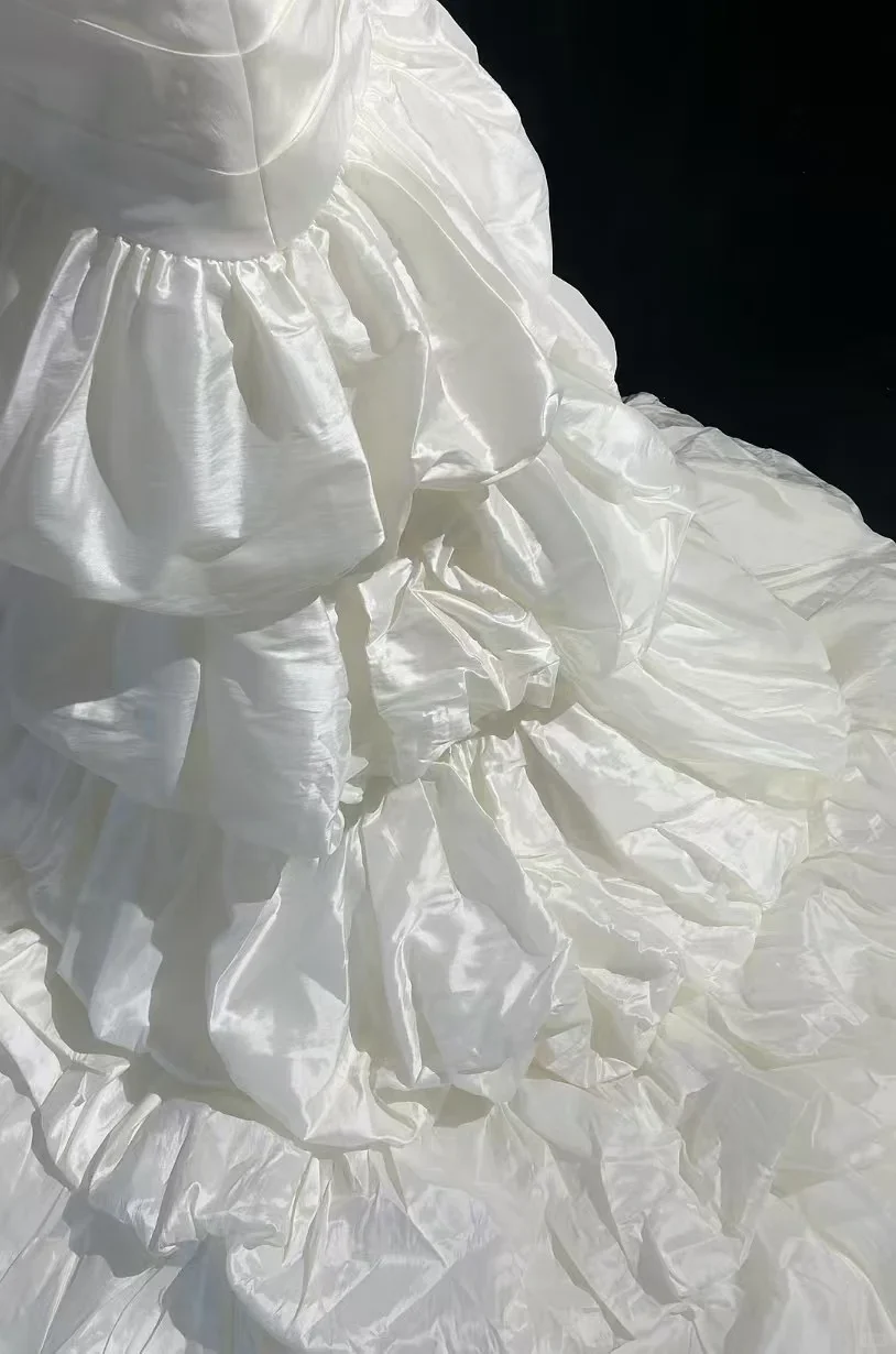 Retro Wedding Dress 1950s 1940s Mermaid Spaghetti Straps Taffeta Long Wedding Dresses Bridal Gowns Brides Gown DH558 - Deanwangkt