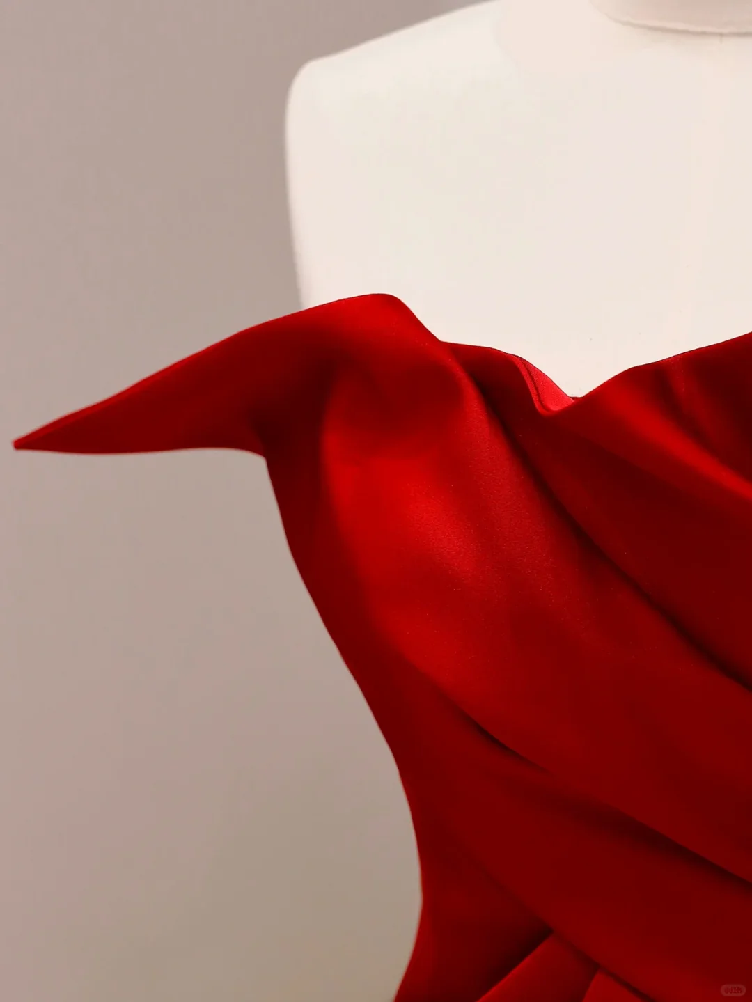 Elegant Glamour Mermaid One Shoulder Red Prom Dress Party Dress Long Evening Dresses DP1541 - Deanwangkt