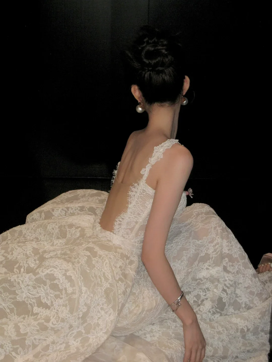 Unique Bridal Gown Mermaid Spaghetti Straps Lace Sleeveless White Wedding Dresses Modest Bridal Gowns DH950 - Deanwangkt