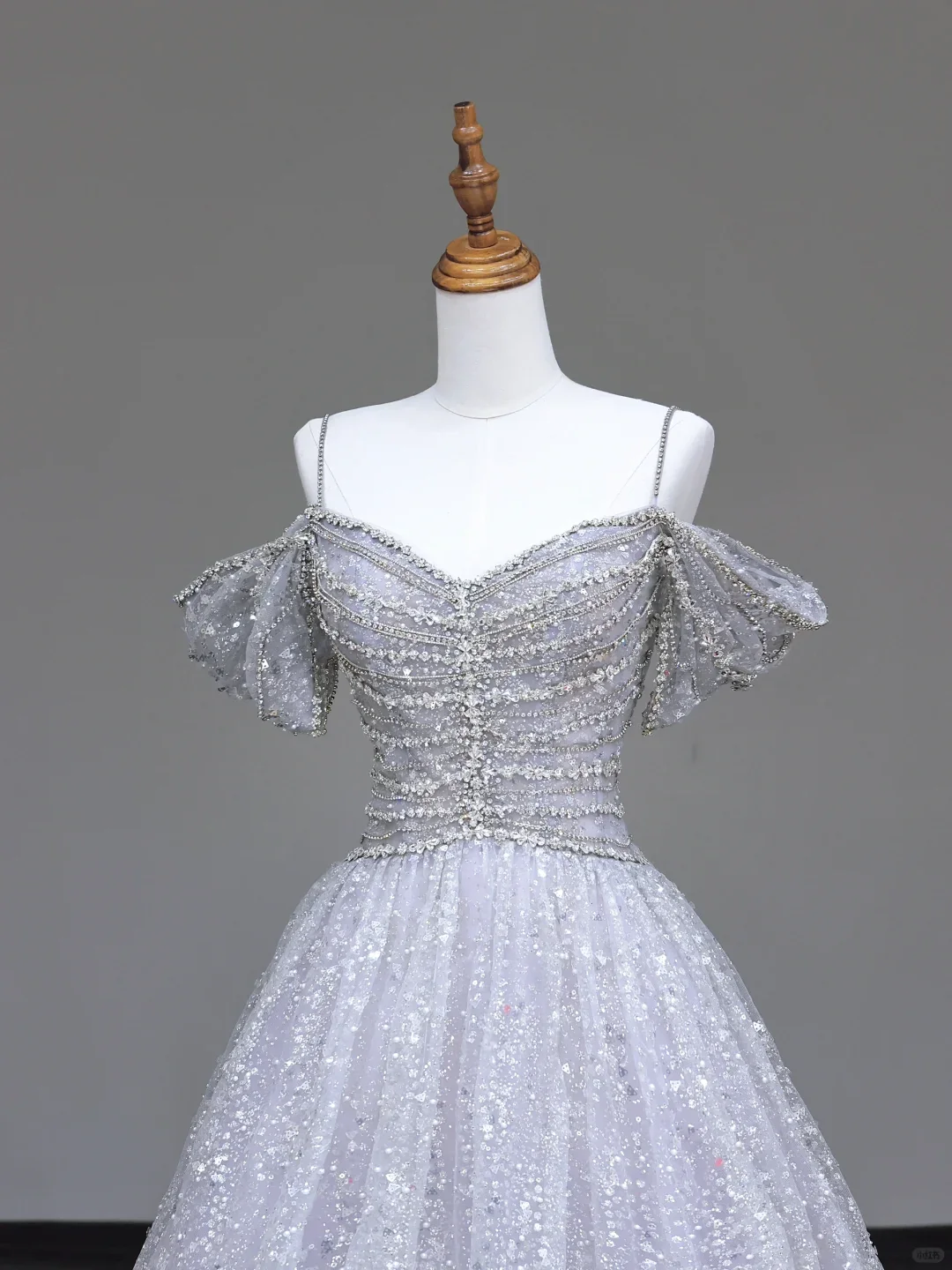 Gorgeous A line Spaghetti Straps Sequin Long Prom Dresses Graduation Dresses DP705 - Deanwangkt