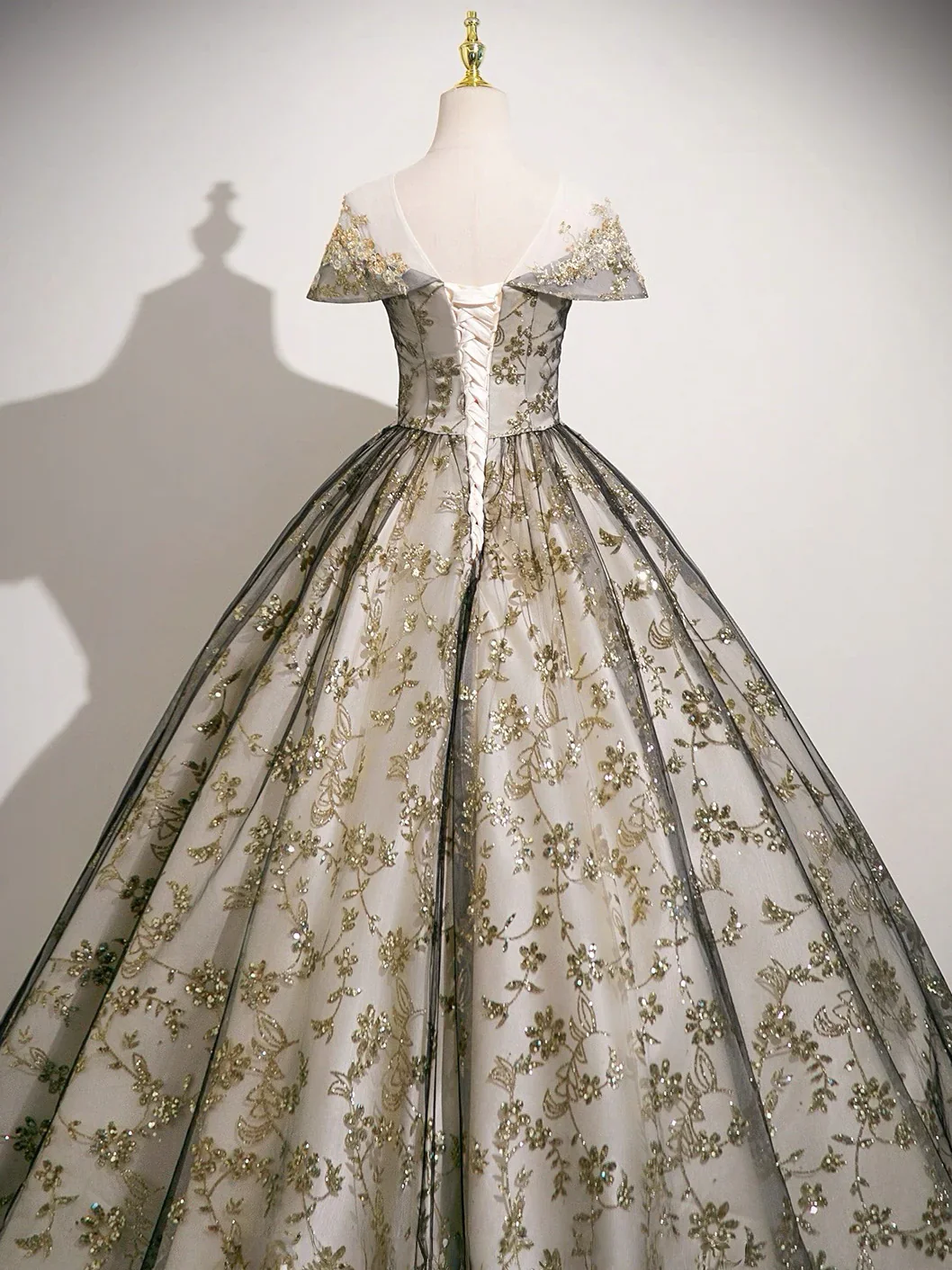 A-Line Lace Applique Long Prom Dress, Formal Evening Dress DP3156 - Deanwangkt