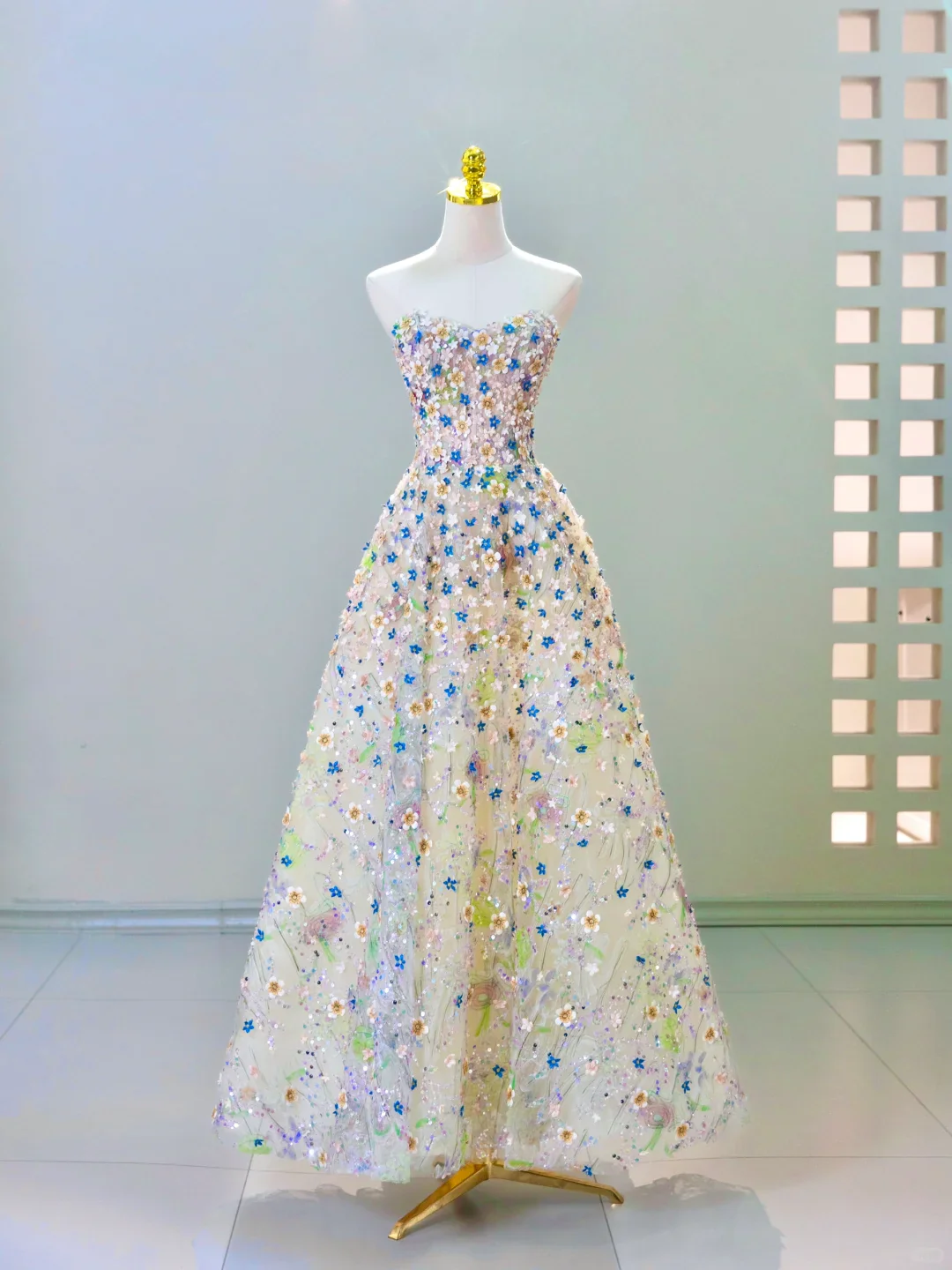 Princess Bridal Dress A Line Sweetheart Lace Wedding Dress With Flowers Wedding Dresses Modest Wedding Gowns DH1615 - Deanwangkt