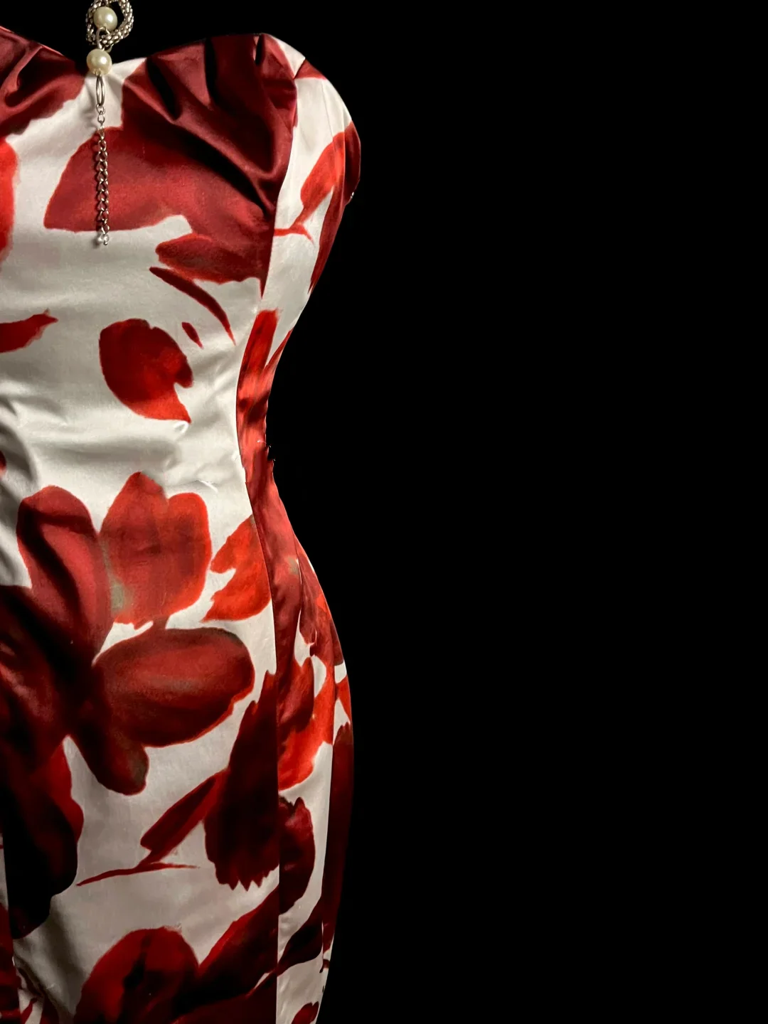 Classy Sheath Strapless Floral Short Homecoming Dress Summer Hoco Dresses Cocktail Dress DP909 - Deanwangkt