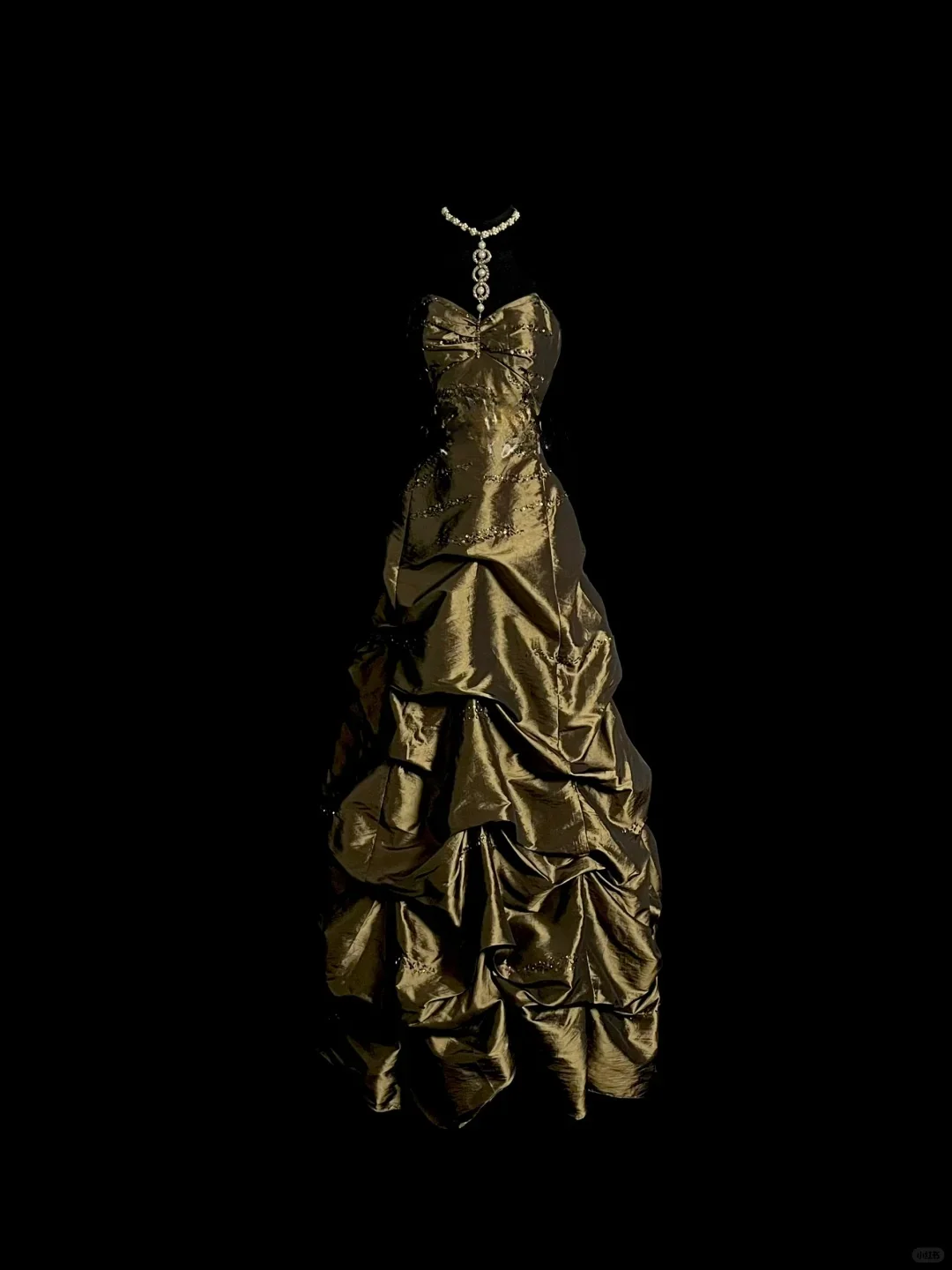 Retro Ball Gown Sweetheart Green With Silver Beads Long Prom Dresses Evening Gowns Evening Dress DP934 - Deanwangkt