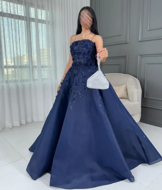 Sexy Prom Gown Formal Saudi Arabia Strapless A-line Floor Length Long Prom Dress DP276 - Deanwangkt