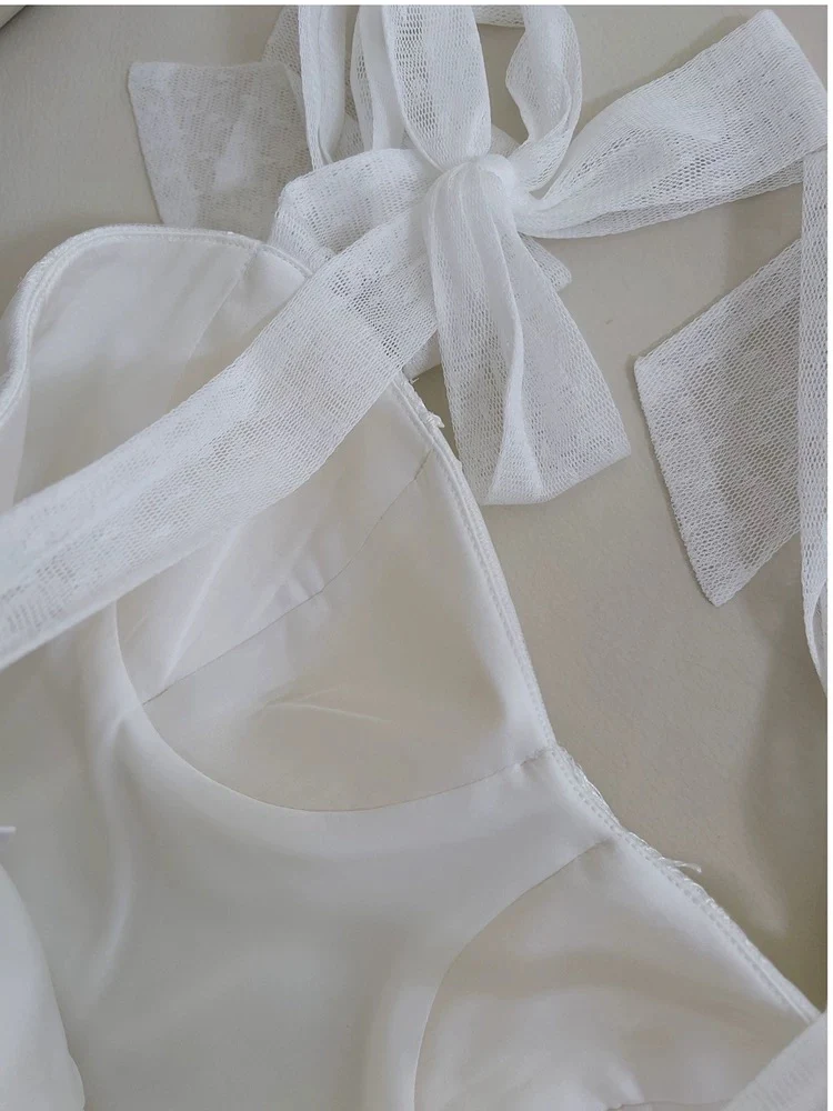 Elegant A line Straps White Lace Sleeveless Long Evening Party Gowns Evening Formal Dresses Prom Dress W943 - Deanwangkt