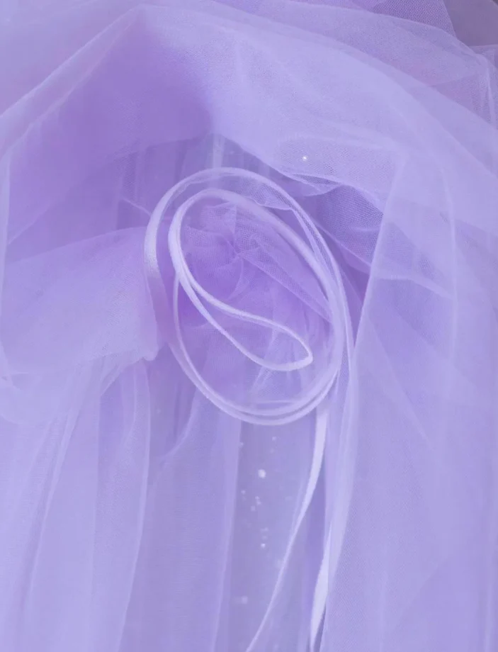 Pretty A Line Straps Lilac Tulle l Sleeveless Long Prom Dresses Evening Dresses DP527 - Deanwangkt