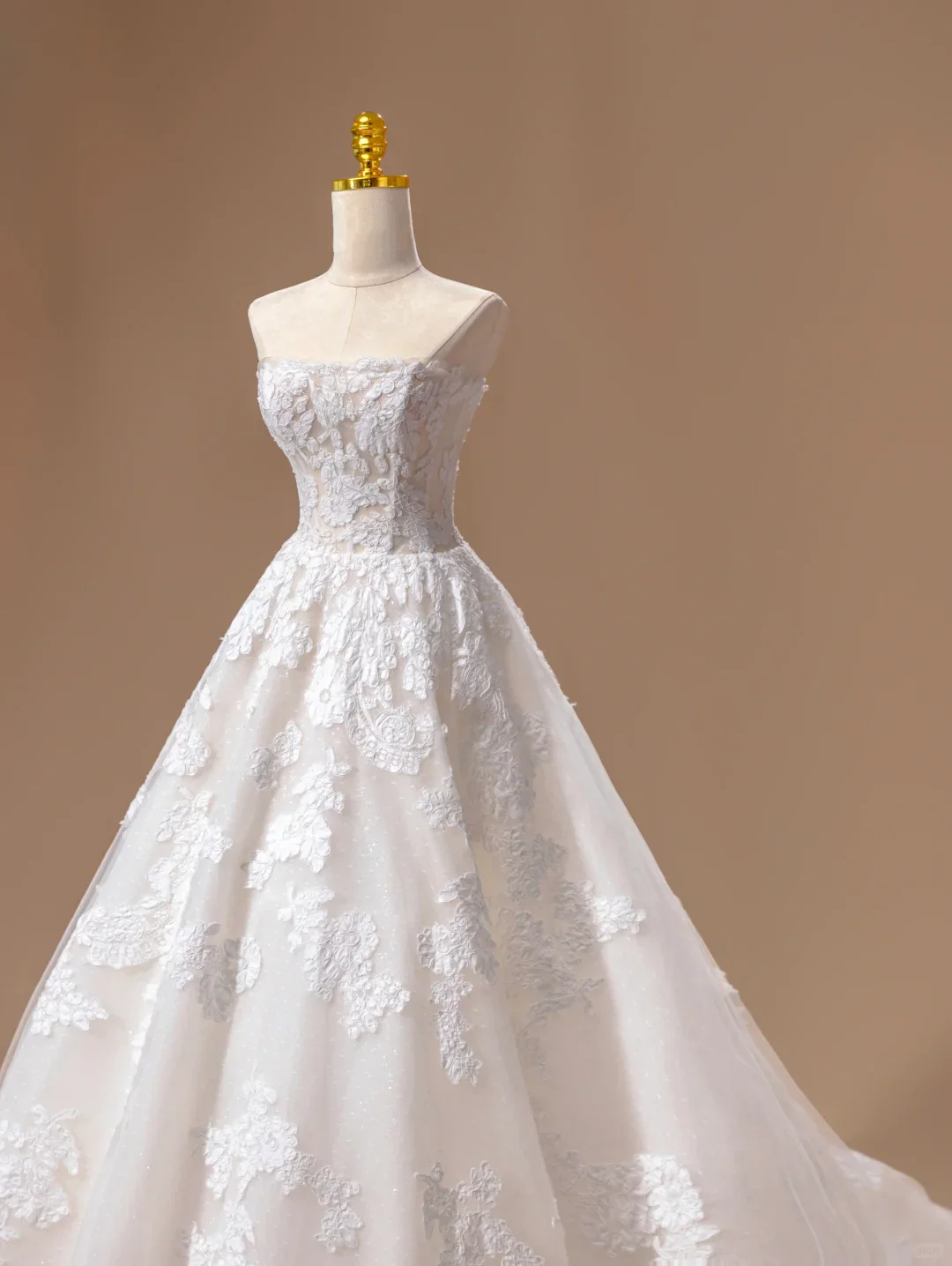 Princess Bridal Dress Ball Gown Sweetheart Lace White Wedding Dress With Appliques Wedding Dresses Modest Wedding Gowns DH1762 - Deanwangkt