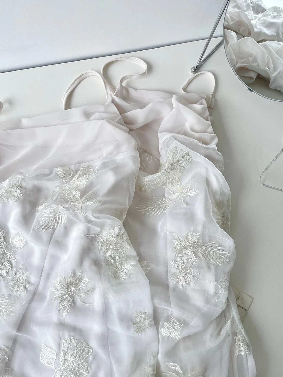 Cute Mermaid Spaghetti Straps Lace Long Summer Dress For Women DP0017 - Deanwangkt