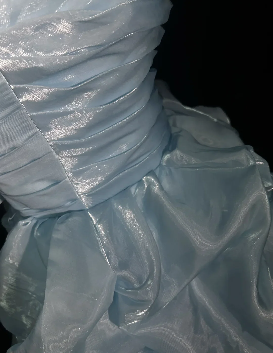 Cute Ball Gown Sweetheart Light Sky Blue Mini Short Formal Homecoming Dresses Party Short Prom Dress Hoco Dresses DH2682 - Deanwangkt