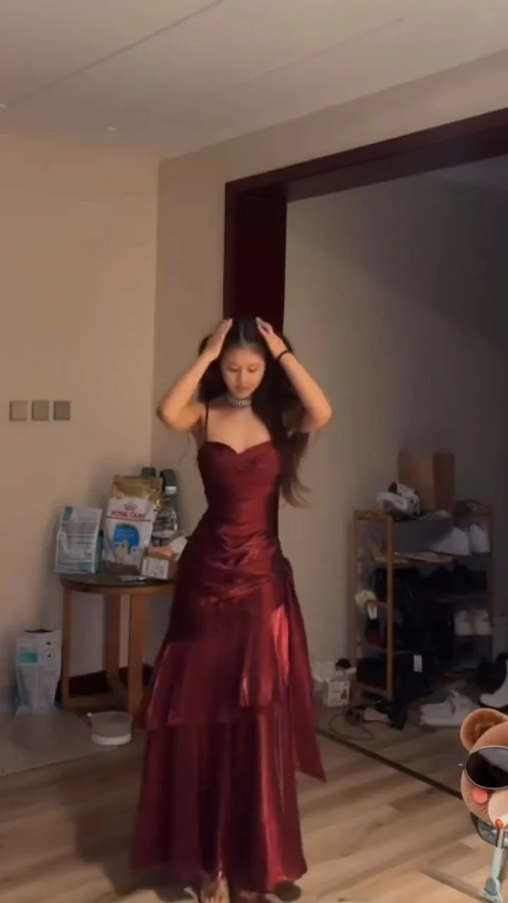 Elegant Mermaid Spaghetti Straps Blue Satin Long Prom Dresses Party Dress 21st Birthday Outfits Graduation Dresses DH2398 - Deanwangkt