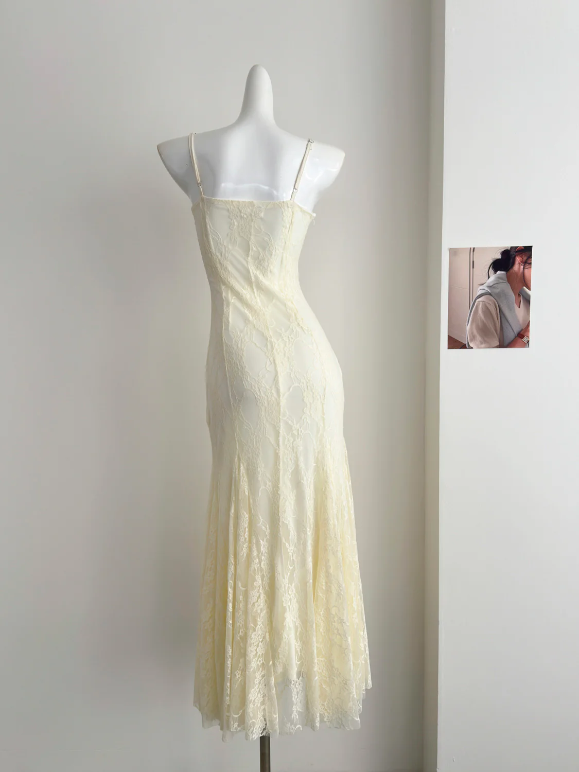 Sexy Mermaid Spaghetti Straps Lace Birthday Party Dress Summer Holiday Outfits For Women DP0132 - Deanwangkt