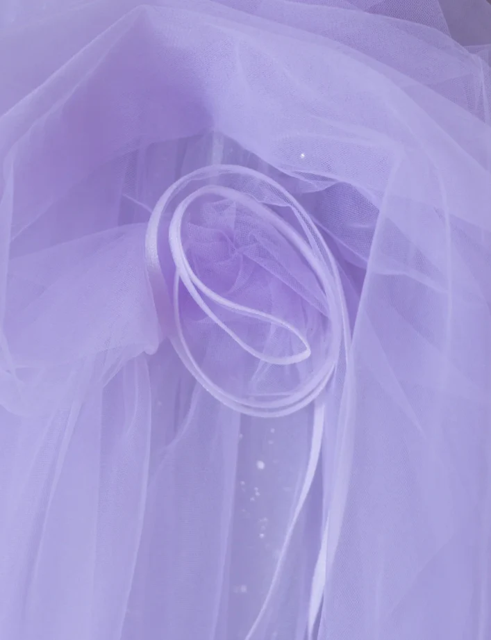 Pretty A Line Straps Lilac Tulle l Sleeveless Long Prom Dresses Evening Dresses DP527 - Deanwangkt