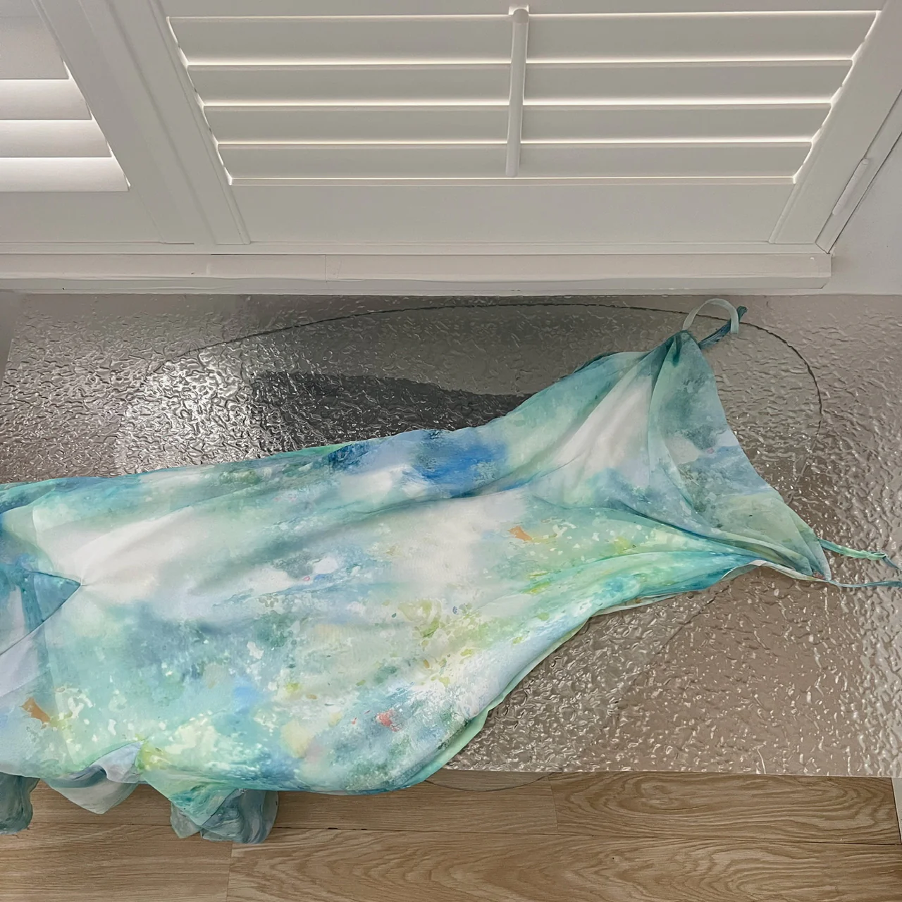 Cute Mermaid Spaghetti Straps Green Long Summer Dress For Women DP0016 - Deanwangkt