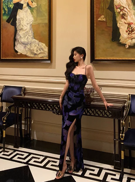 Classy Sheath Straps Blue 18th Birthday Dress Party Gown 21st Birthday Outfits Birthday Dress Ideas For Women DP589 - Deanwangkt