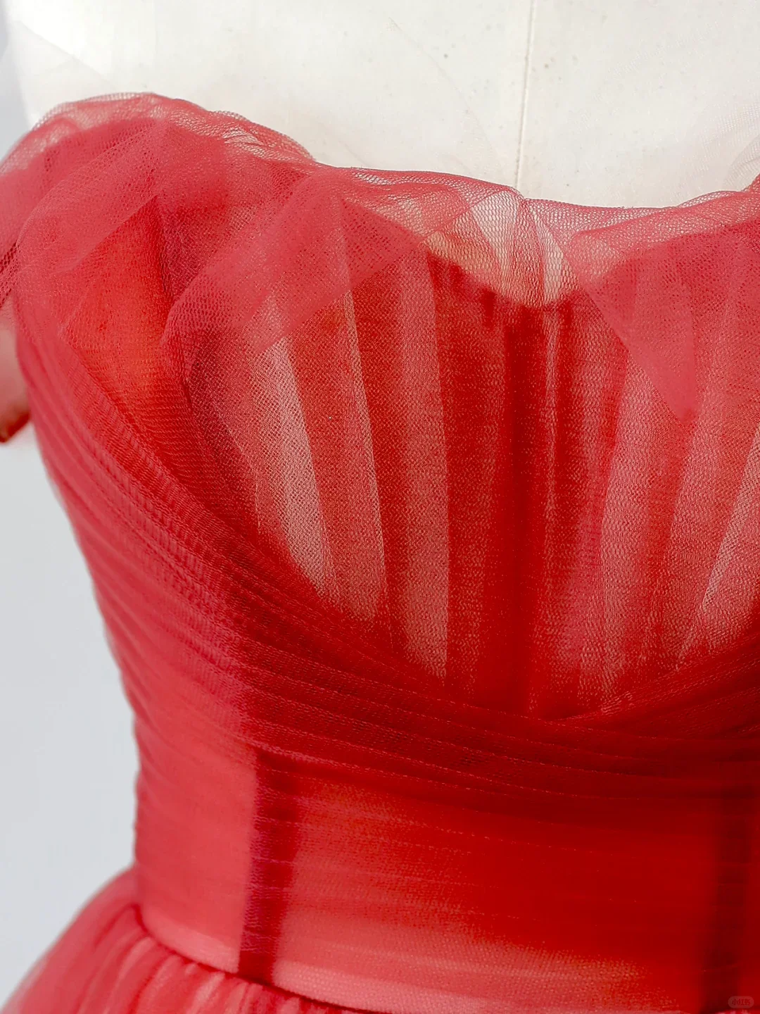 Elegant Glamour Ball Gown Off The Shoulder Red Tulle Prom Dress Party Dress Long Evening Dresses DP1517 - Deanwangkt