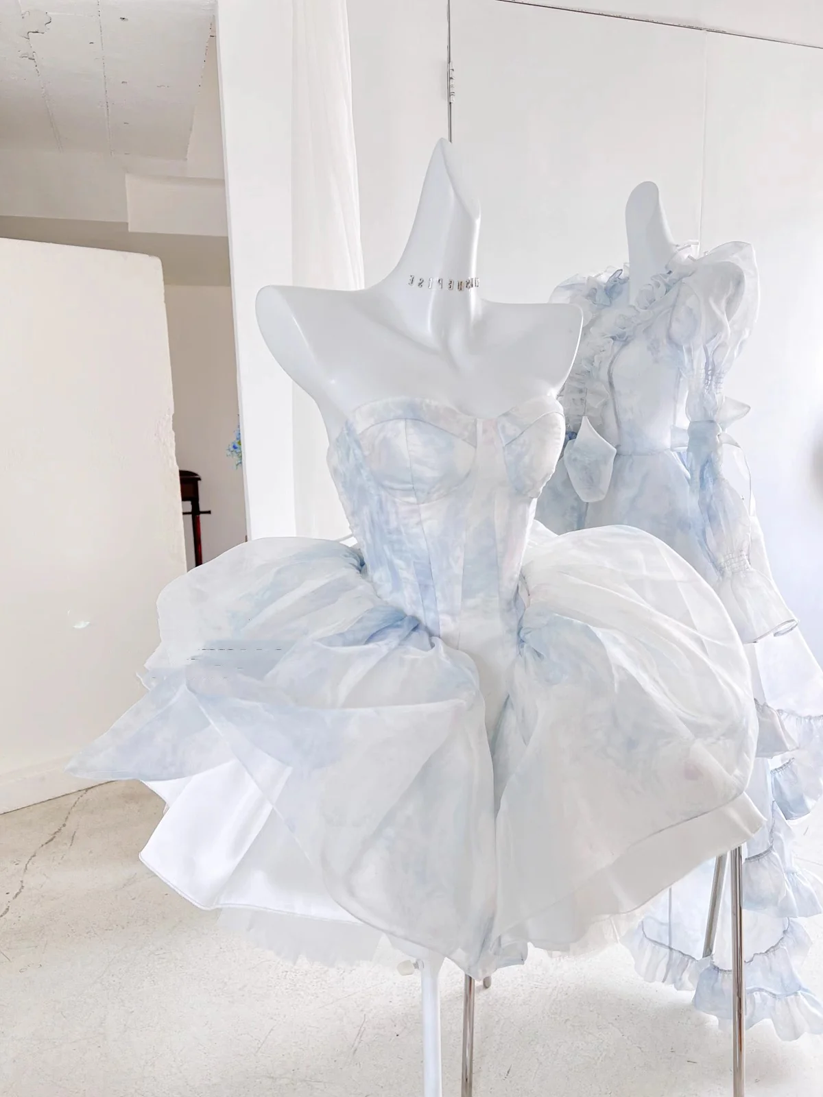 Cute Ball Gown Sweetheart Short Light Sky Blue Homecoming Dress Summer Hoco Dresses Cocktail Dress For Senior Teens D1783 - Deanwangkt