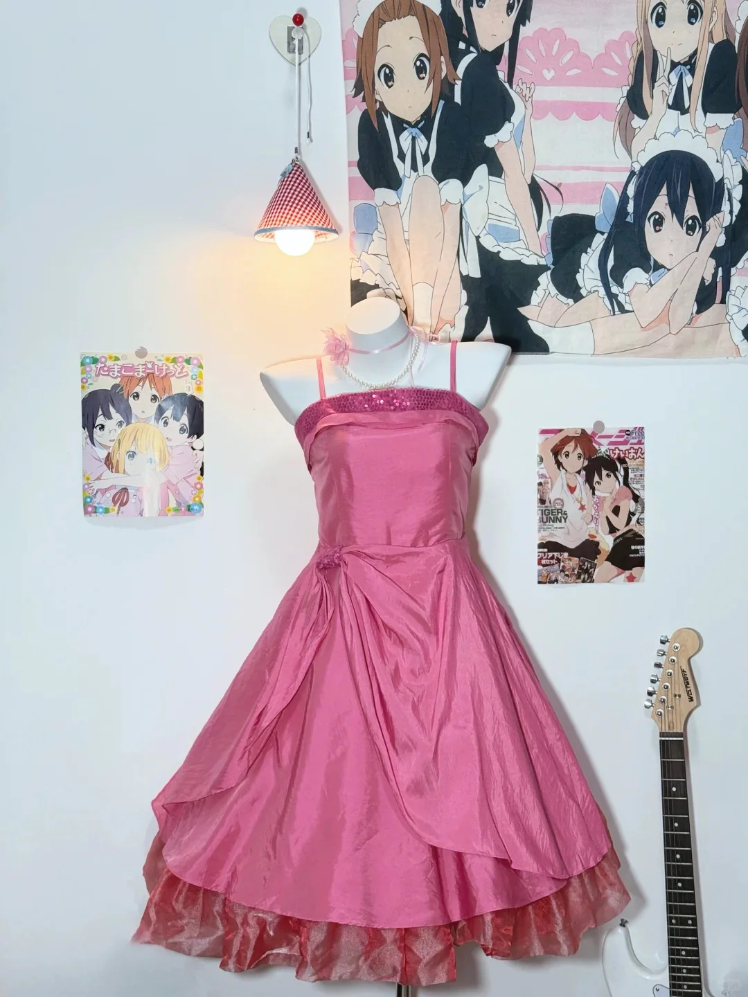 Vintage Fuchsia A-Line Spaghetti Strap Short Homecoming Dress Satin Birthday Dress Formal Dress DP2910 - Deanwangkt