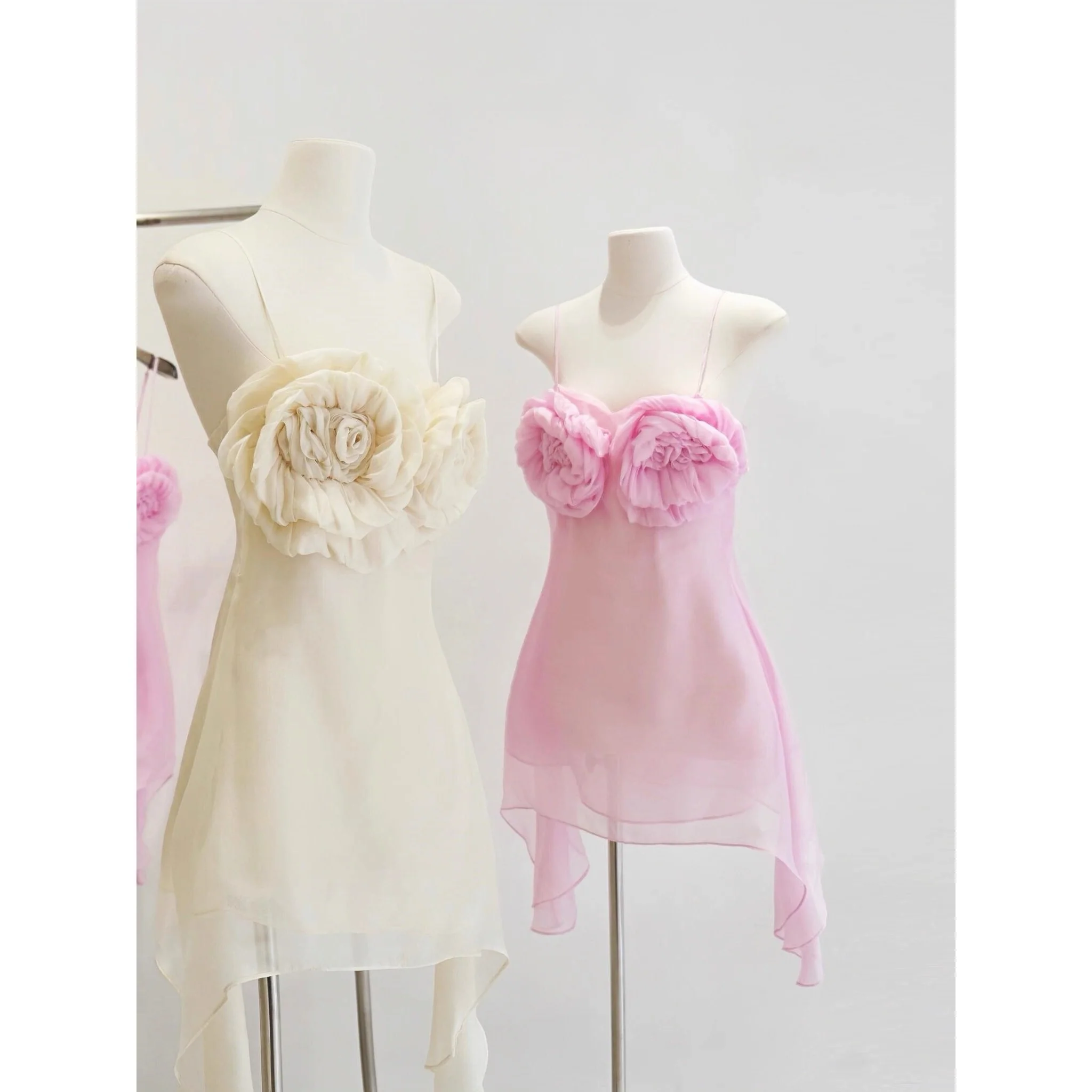 Cute A Line Spaghetti Straps Pink Mini Party Dresses Short Formal Homecoming Dresses Night Chic Elegant Short Dresses Cocktail Dress 16th Birthday Outfits Tulle Hoco Dresses DH2775 - Deanwangkt