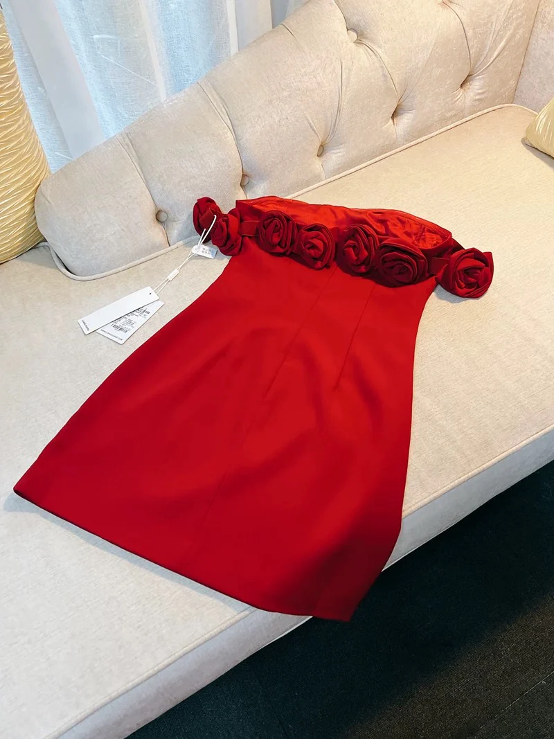 Trendy Sheath Off The Shoulder Red Formal Short 8th Grade Homecoming Dress Summer Middle School Hoco Dresses Cocktail Dress Birthday Outfits W959 - Deanwangkt