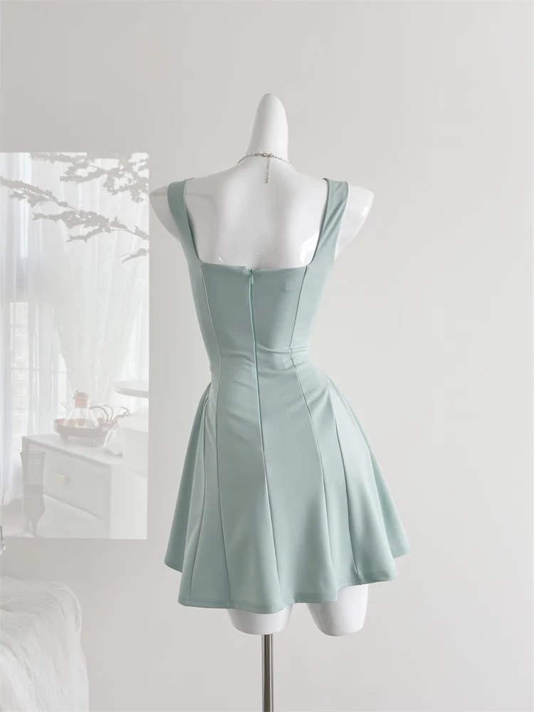 Sweet and niche summer temperament high waist design dress DP0005 - Deanwangkt