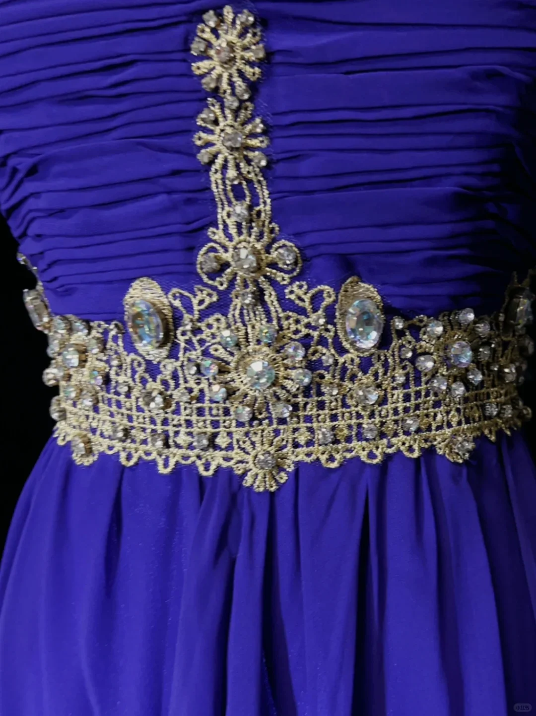 Elegant Glamour A Line Royal Blue Chiffon Long Prom Dress Party Dress Evening Dresses DP1686 - Deanwangkt