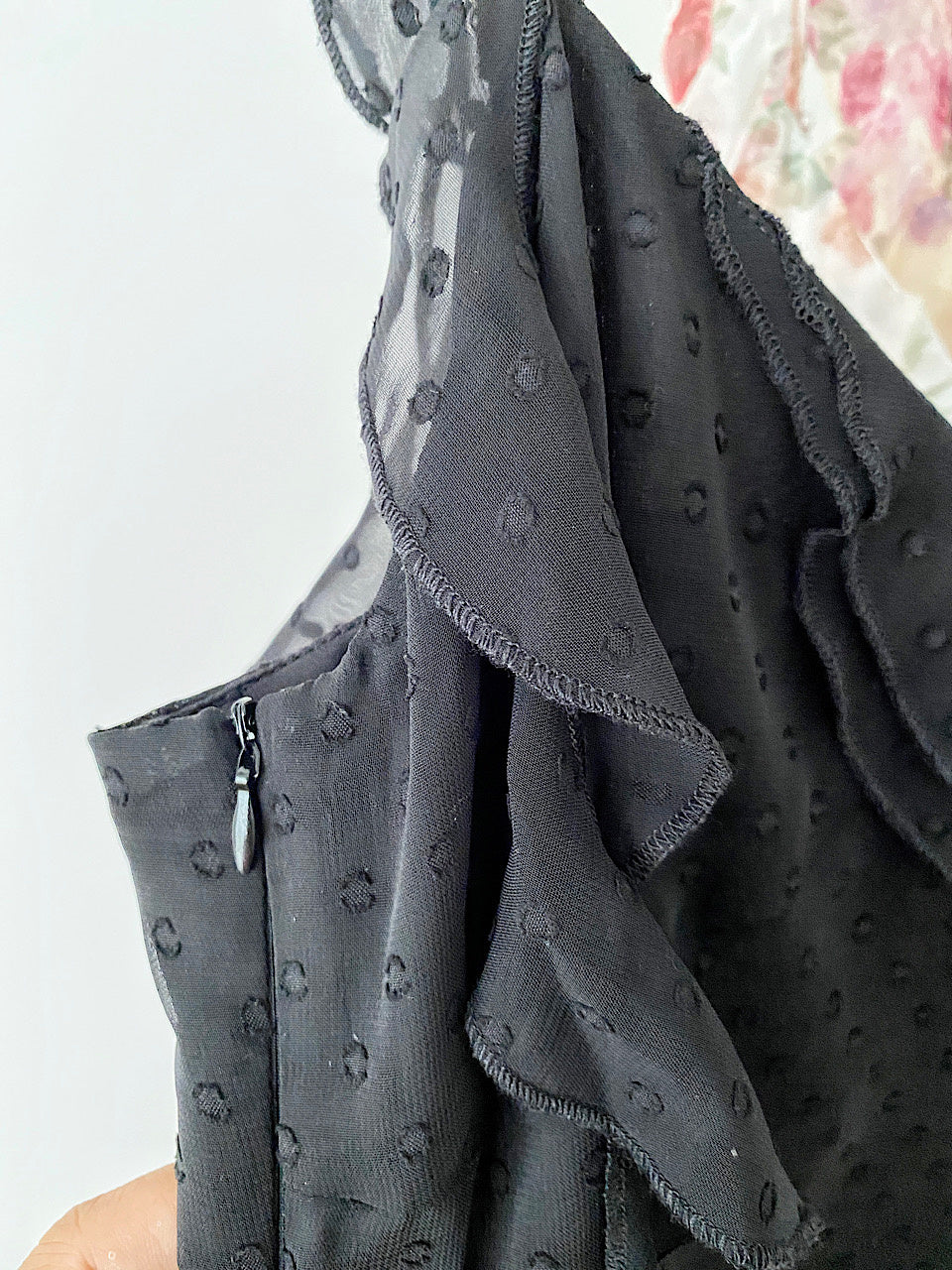 Sexy High Low Spaghetti Straps Floral Lace Summer Dress Holiday Party Outfits For Women DP0019 - Deanwangkt