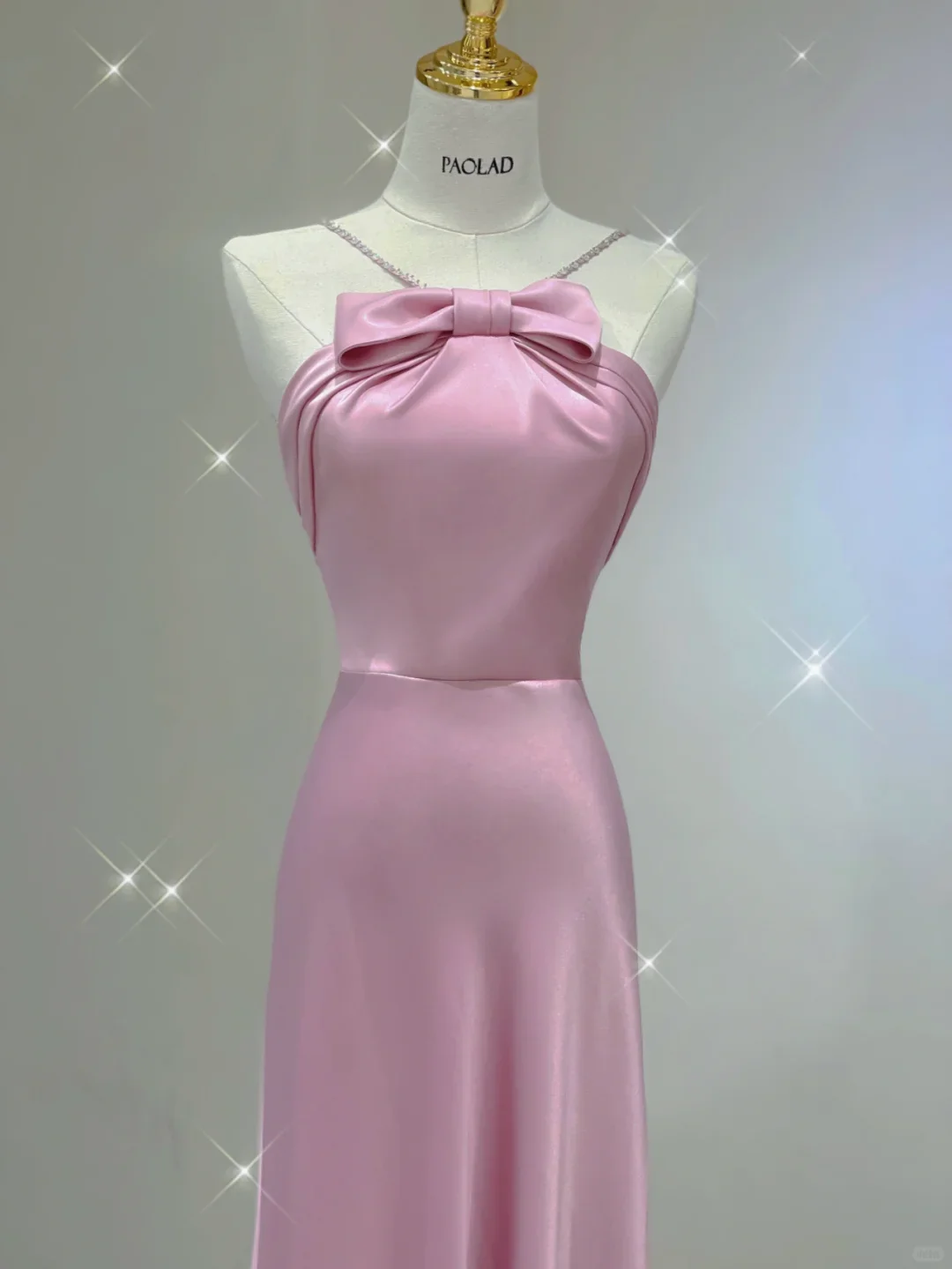 Pretty A Line Halter Long Pink Prom Dresses Graduation Dress High School Classy Evening Dresses DP399 - Deanwangkt