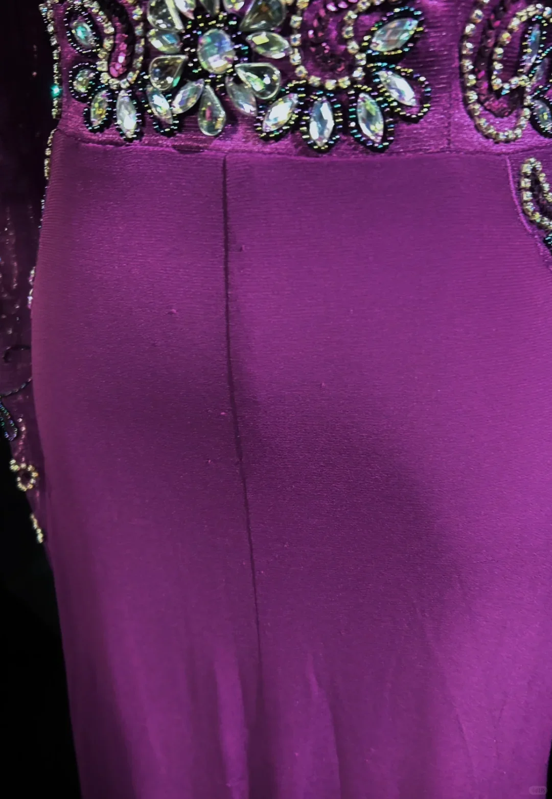 Elegant Glamour A Line Scoop Grape Chiffon Long Prom Dress Party Dress Evening Dresses DP1689 - Deanwangkt