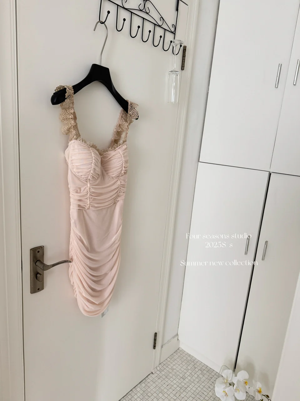 Cute Sheath Sweetheart Floral Pink Short Summer Dress Holiday Party Birthday Outfits DP0141 - Deanwangkt