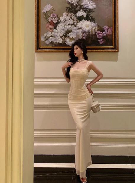 Classy Sheath Straps Ivory 18th Birthday Dress Party Gown 21st Birthday Outfits Birthday Dress Ideas For Women DP591 - Deanwangkt