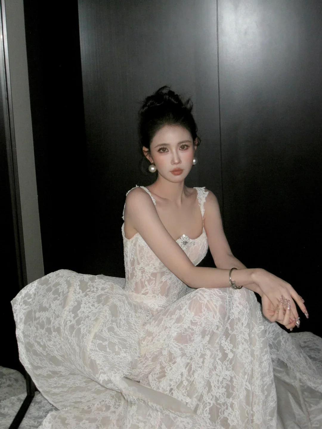 Unique Bridal Gown Mermaid Spaghetti Straps Lace Sleeveless White Wedding Dresses Modest Bridal Gowns DH950 - Deanwangkt