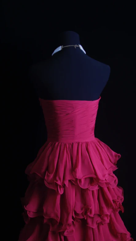 Gorgeous A-Line Hot Pink Long Prom Dresses Sweetheart Neck Evening Dresses Chiffon Hot Pink Formal Dresses DP3817 - Deanwangkt