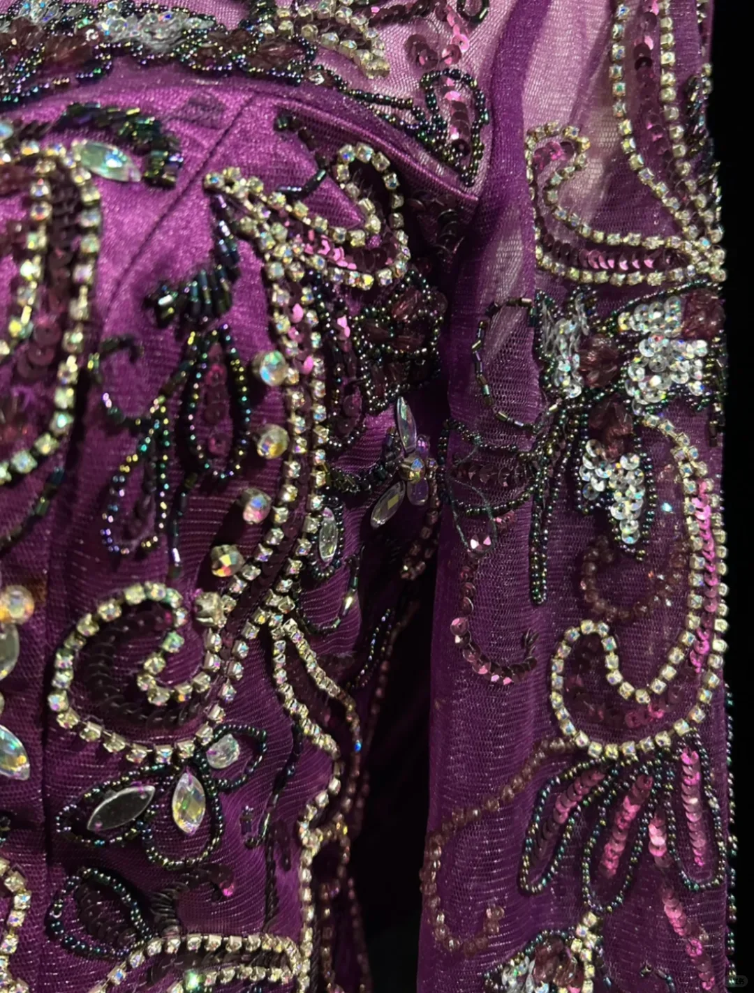 Elegant Glamour A Line Scoop Grape Chiffon Long Prom Dress Party Dress Evening Dresses DP1689 - Deanwangkt