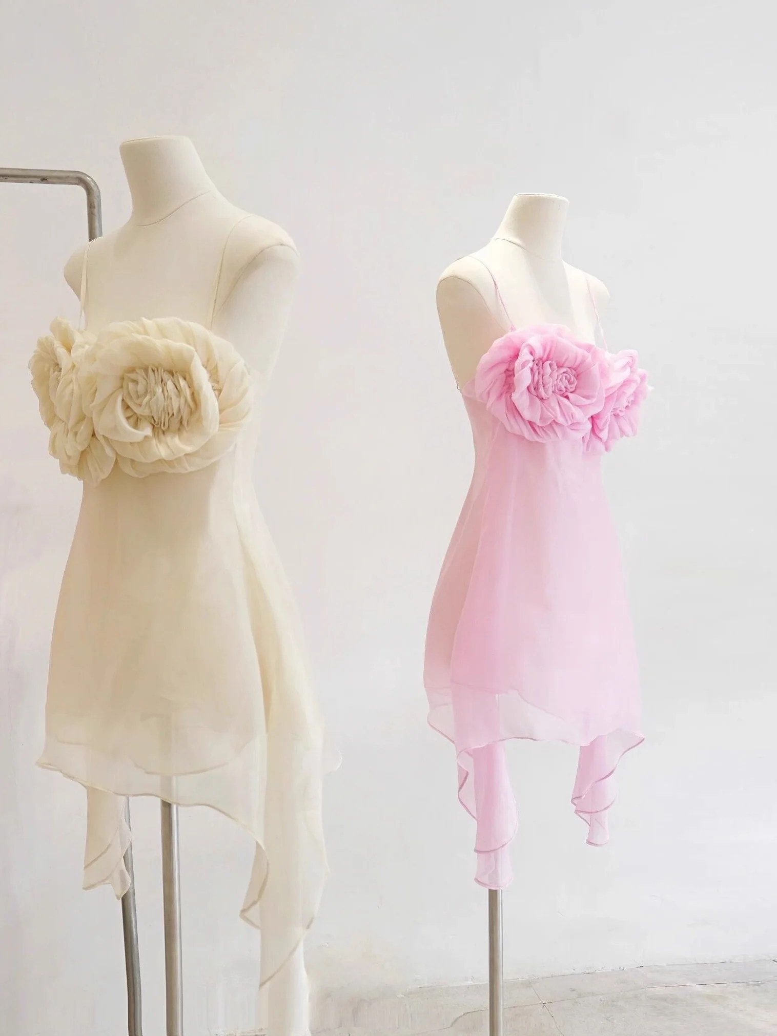 Cute A Line Spaghetti Straps Pink Mini Party Dresses Short Formal Homecoming Dresses Night Chic Elegant Short Dresses Cocktail Dress 16th Birthday Outfits Tulle Hoco Dresses DH2775 - Deanwangkt