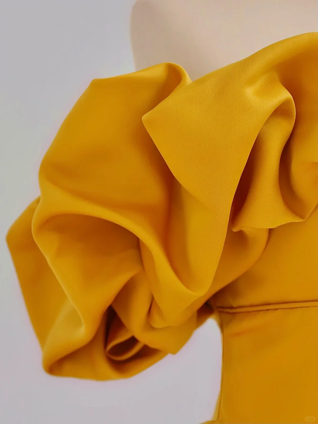 Elegant Glamour Ball Gown Off The Shoulder Short Sleeves Satin Yellow Prom Dress Party Dress Evening Dresses DP1506 - Deanwangkt