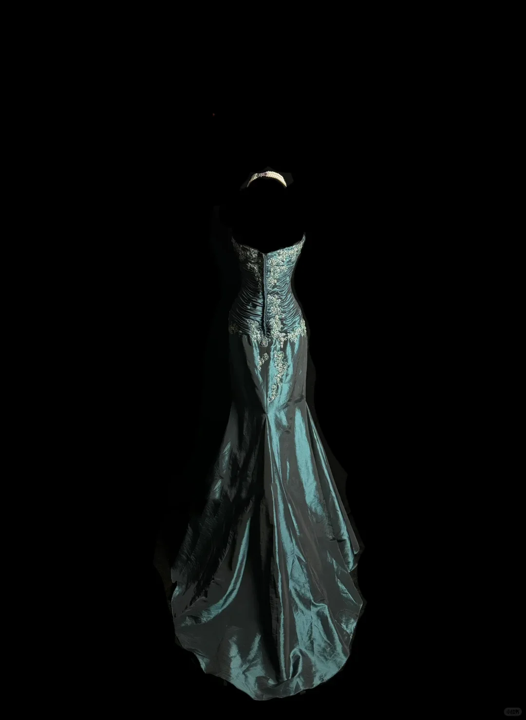 Pretty Mermaid Sweetheart Green Taffeta Long Night Dinner Evening Dresses Formal Summer Wedding Guest Dresses Wedding Guest Outfits DP2066 - Deanwangkt