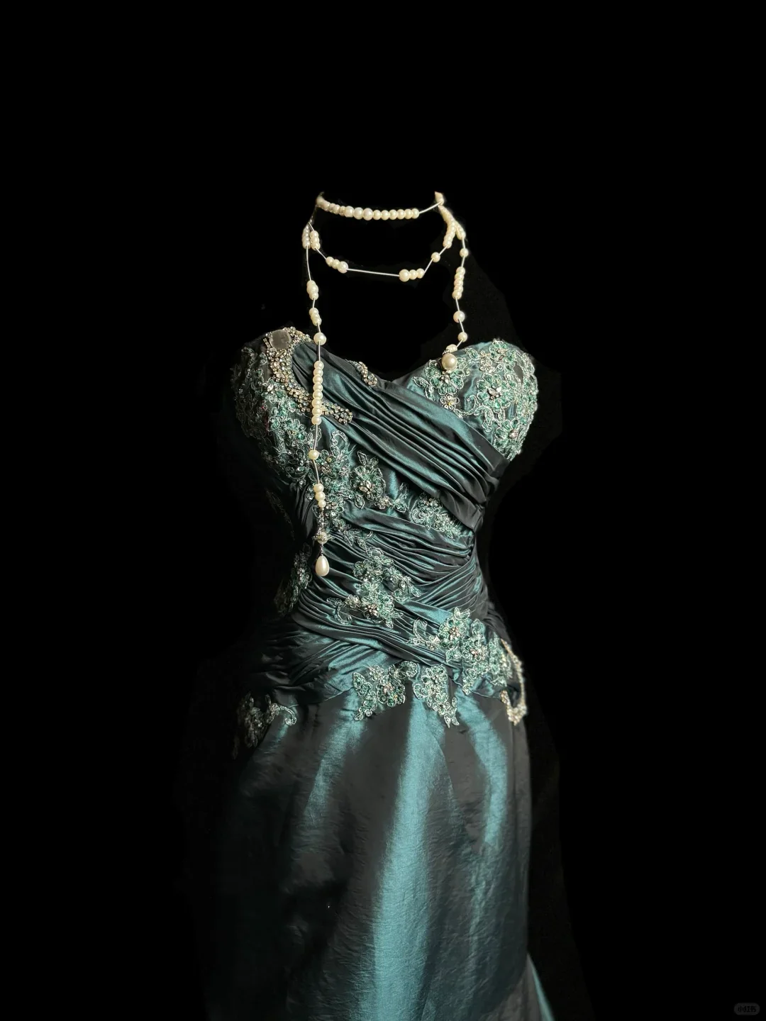 Pretty Mermaid Sweetheart Green Taffeta Long Night Dinner Evening Dresses Formal Summer Wedding Guest Dresses Wedding Guest Outfits DP2066 - Deanwangkt