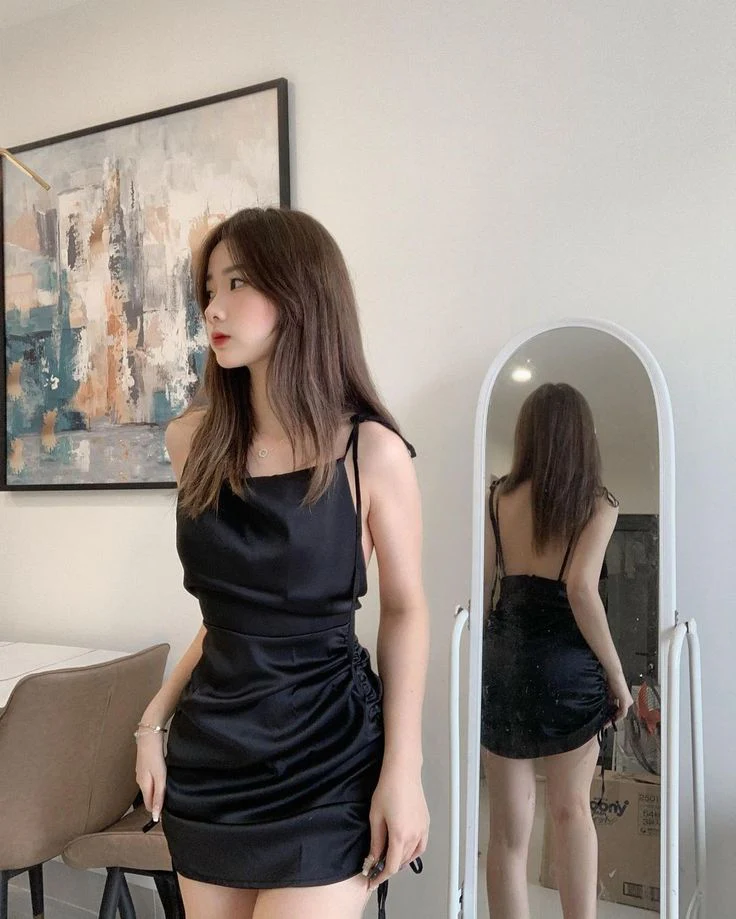 Cute Sheath Spaghetti Straps Short Black Formal 8th Grade Homecoming Dress Summer Middle School Hoco Dresses Birthday Outfits W1139 - Deanwangkt