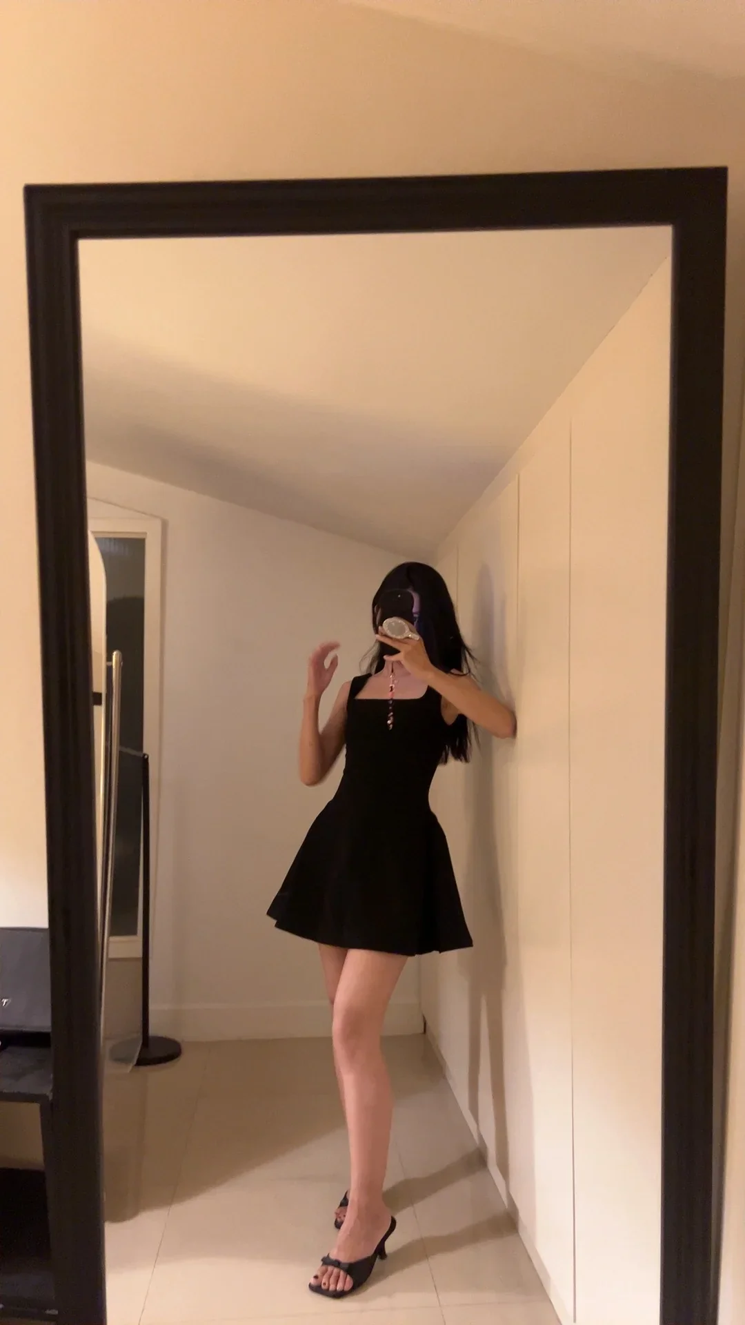 Simple A Line Square Neck Little Black Dress Satin Formal Short 8th Grade Homecoming Dress Summer Middle School Hoco Dresses Birthday Outfits W997 - Deanwangkt