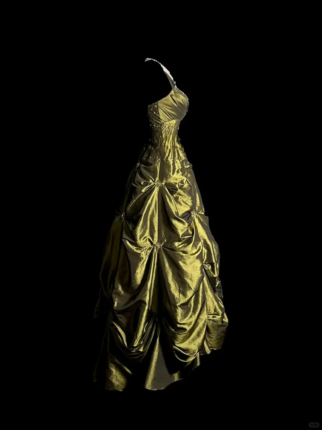 Retro Ball Gown Sweetheart Straps Green With Silver Beads Long Prom Dresses Evening Gowns Evening Dress DP929 - Deanwangkt