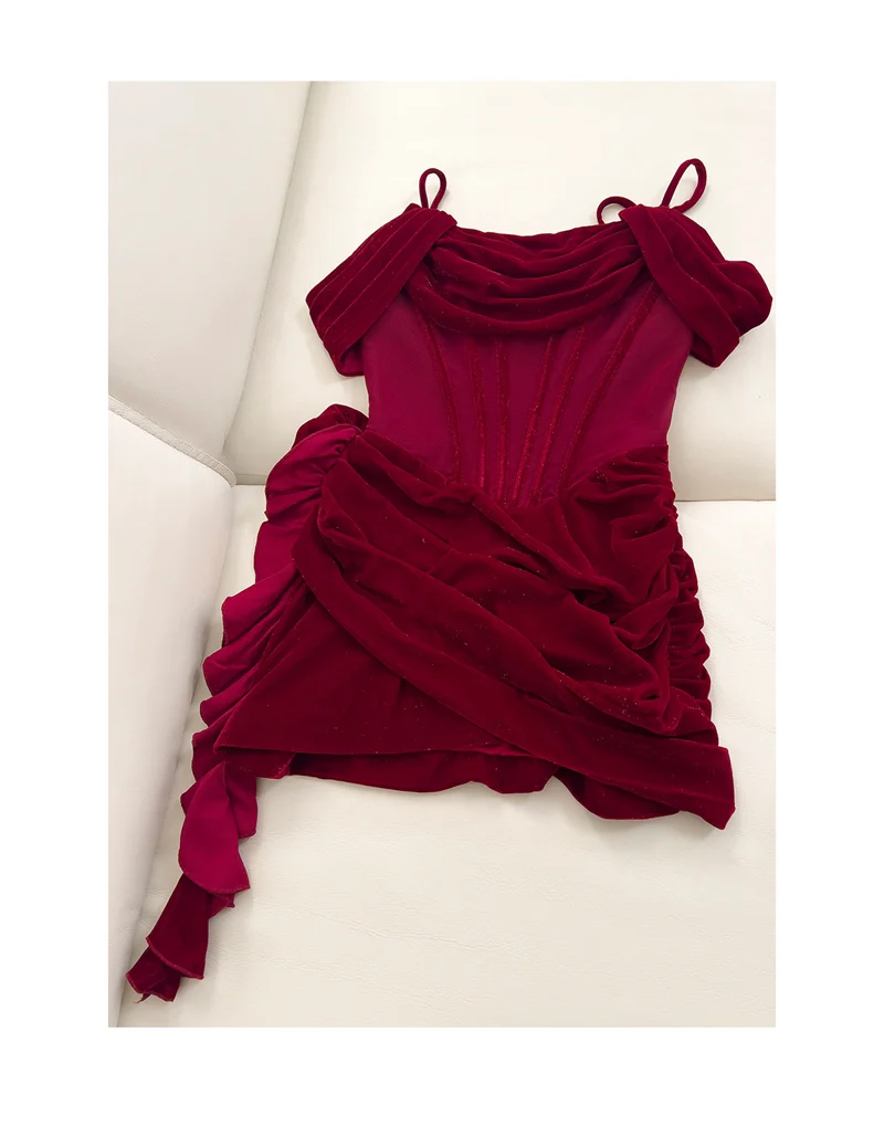 Sexy Sheath Spaghetti Straps Burgundy Short Homecoming Dresses Summer Hoco Dresses Cocktail Dress Birthday Outfits DP2294 - Deanwangkt